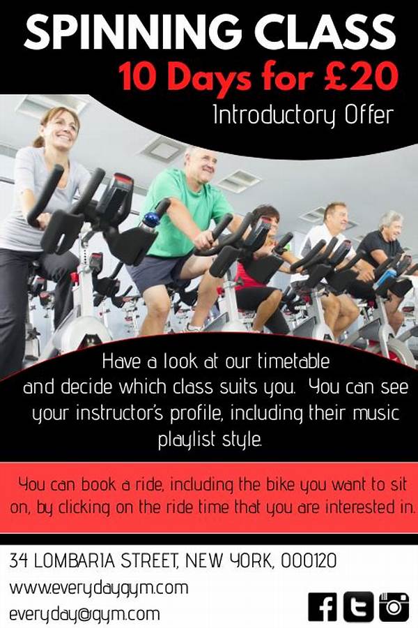 Cycling Class Social Media Advertising