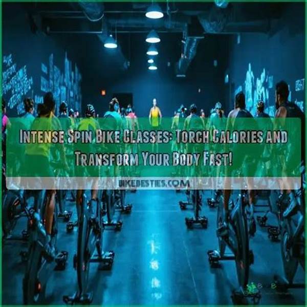 Intense Calorie-burning Spin Classes