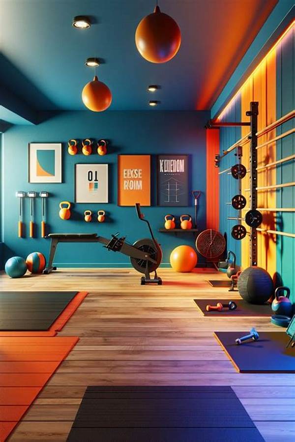 Dynamic And Colorful Workout Spaces
