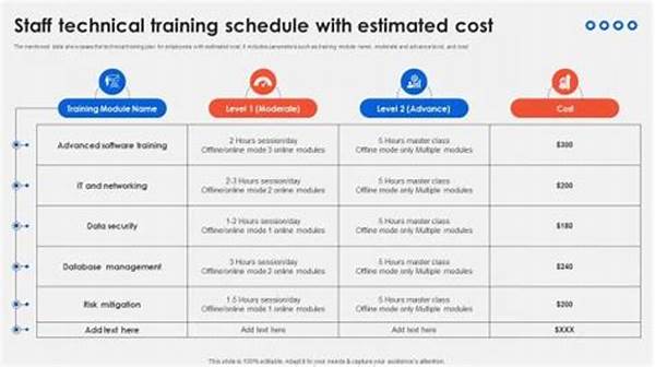 Personalized Training Schedule Services